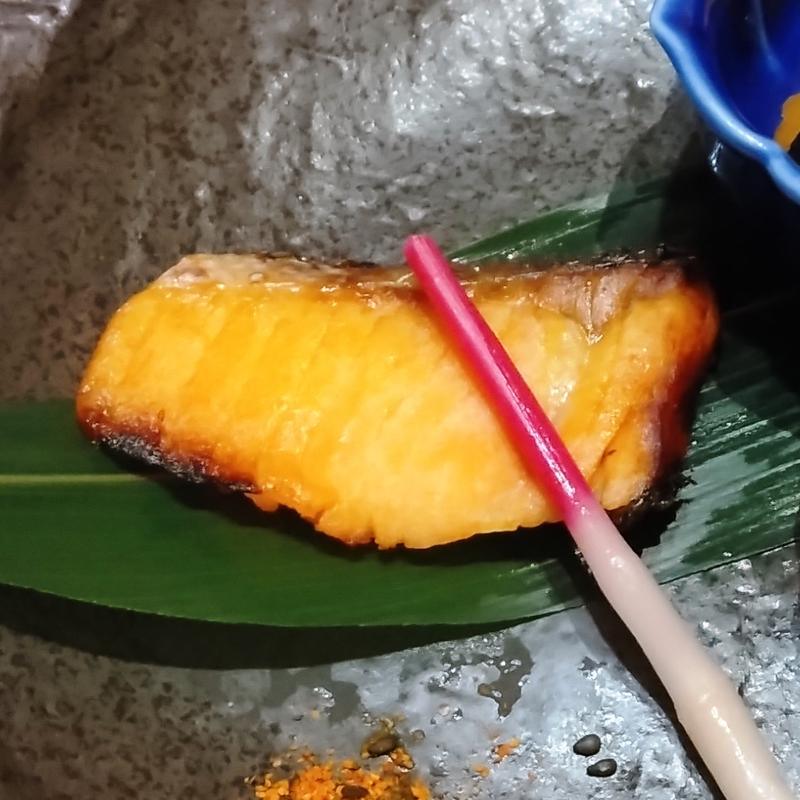 鮭の塩麹焼き(すし波奈　仙台パルコ店)