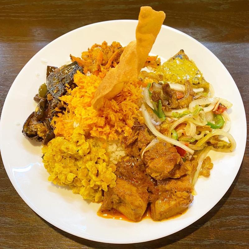 スリランカカレープレート(町のステーキ屋さん加真呂錦糸町店)