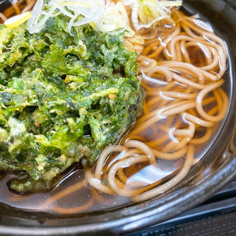 春菊天そば(おそば 天かめ 門前仲町店)