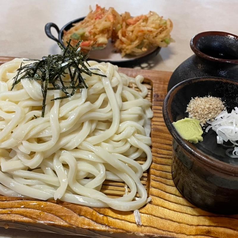 つけ汁天ザルうどん(草庵)