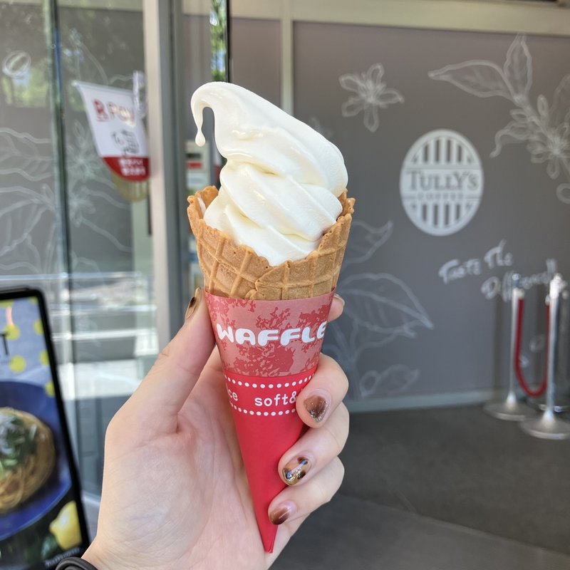 プレミアムソフトクリームバニラ(TULLY'S COFFEE  タリーズコーヒー　日比谷公園店)