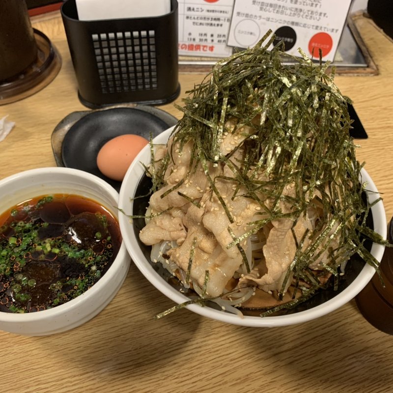 男の肉そば(麺大盛り 肉10枚)(麺屋団長)