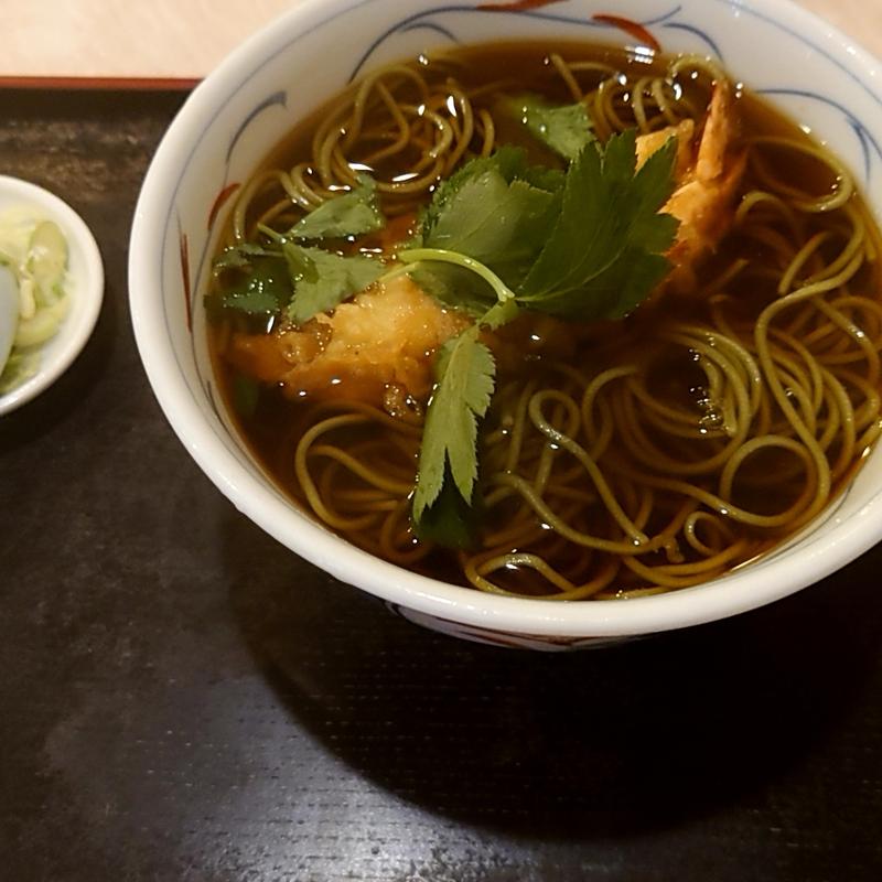 天ぷらそば(長寿庵)