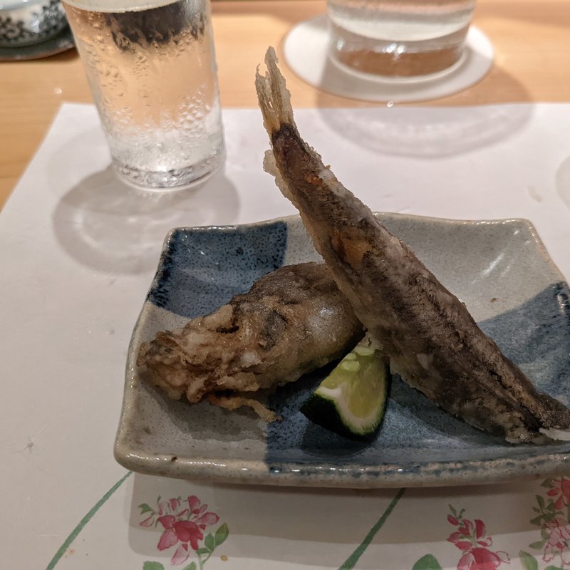 メヒカリ唐揚げ(波やし)