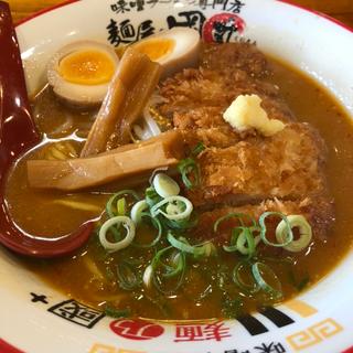 北海道百年味噌カツラーメン(麺屋・國丸。 藤井寺店)