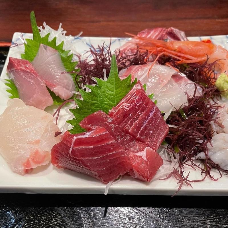 刺身定食(かわらばん)