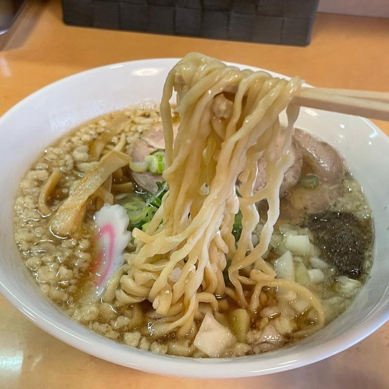 煮干し豚そば(老翁亭)