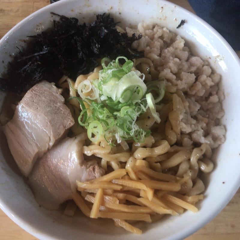 煮干背脂まぜそば(自家製麺 佐藤 )
