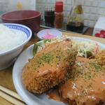 名物メンチカツ(大衆食堂スタンド そのだ )