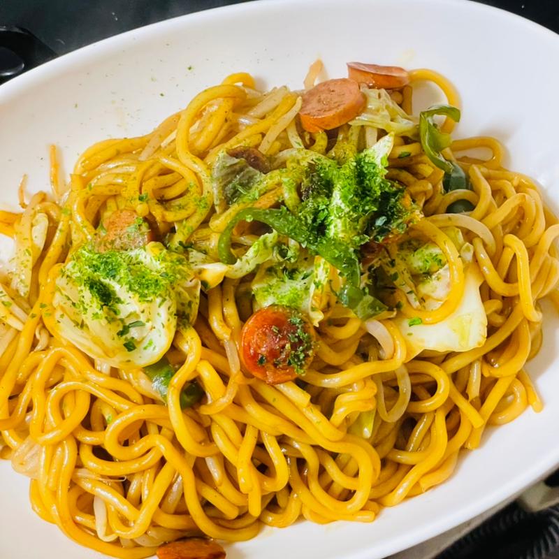 焼きそば(自宅)