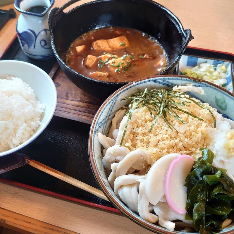 マーボー豆腐セット(冷たぬき)(いづみや 下妻店 )