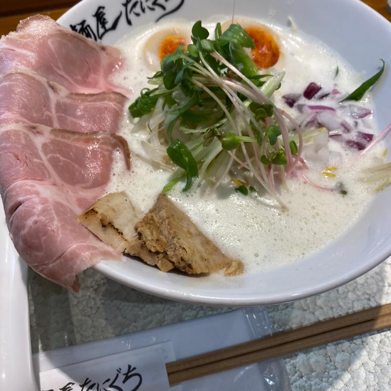 特製 鶏白湯塩ラーメン(麺屋 たにぐち)