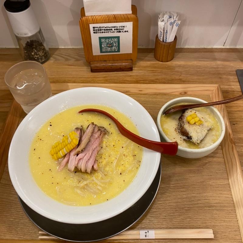 トウキビの冷やし麺(麺や 七彩 八丁堀店)