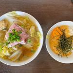 タンメン とろろ丼(中華そばイデタ)