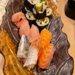 穴きゅうと寿司5貫