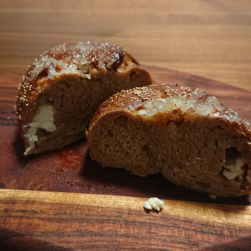 柚子ピールクリームチーズ(テコナ　ベーグルワークス)