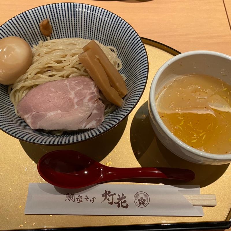 味玉鯛塩つけ麺(鯛塩そば　灯花　コレド室町テラス店)