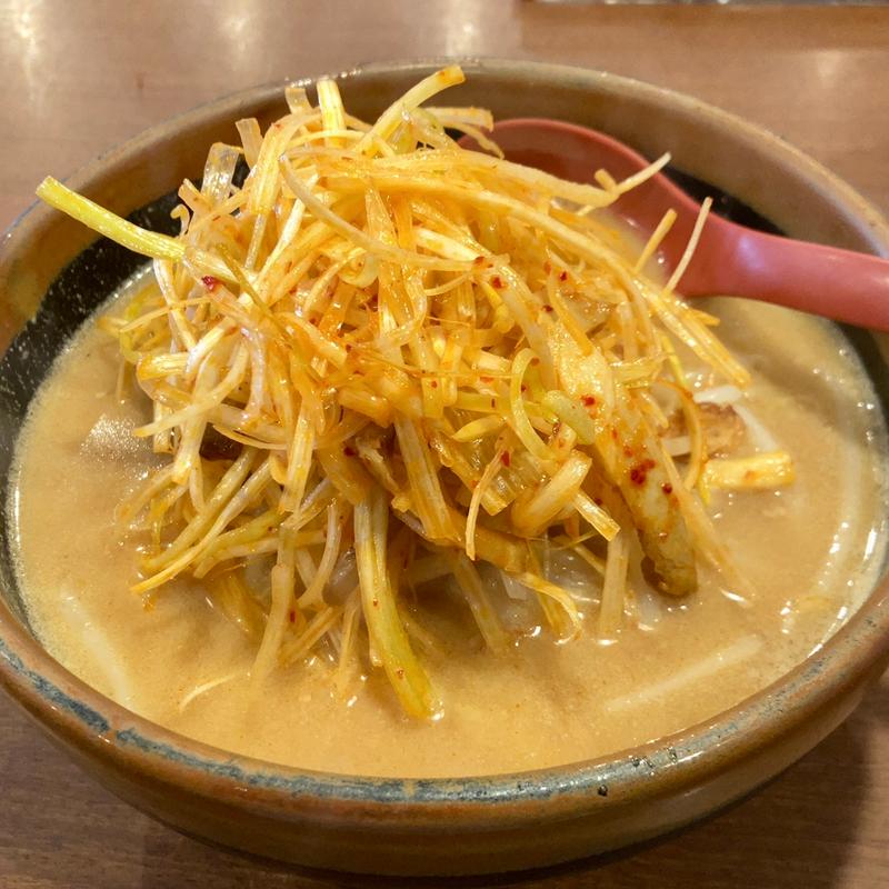 北海道味噌　肉ネギらーめん(蔵出し味噌 麺場 壱歩 入間店)