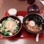ミニタレかつまぶし丼とミニうどん(政家 新潟駅南店 )