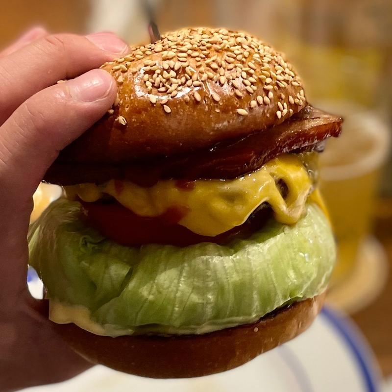 自家製ベーコンチーズバーガー(the day east tokyo（ザデイ）)