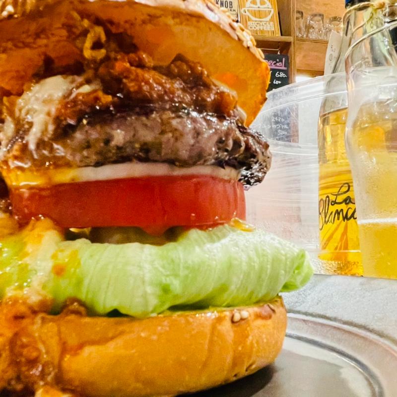 四川チリチーズバーガー(the day east tokyo（ザデイ）)