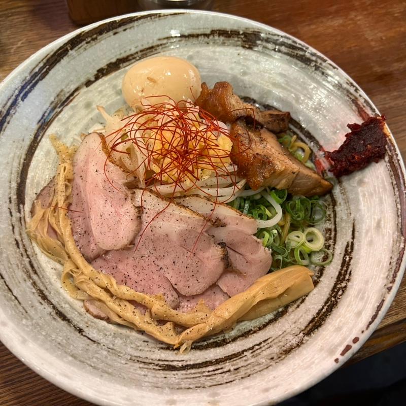 特製まぜそば(進化驀進 京町堀本店)