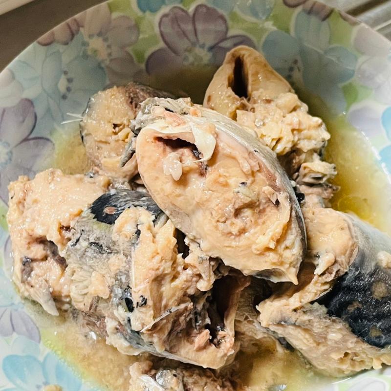 鯖の缶詰(自宅)