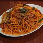 焼きナポリタン【太麺】(大衆食事処 三田食堂)