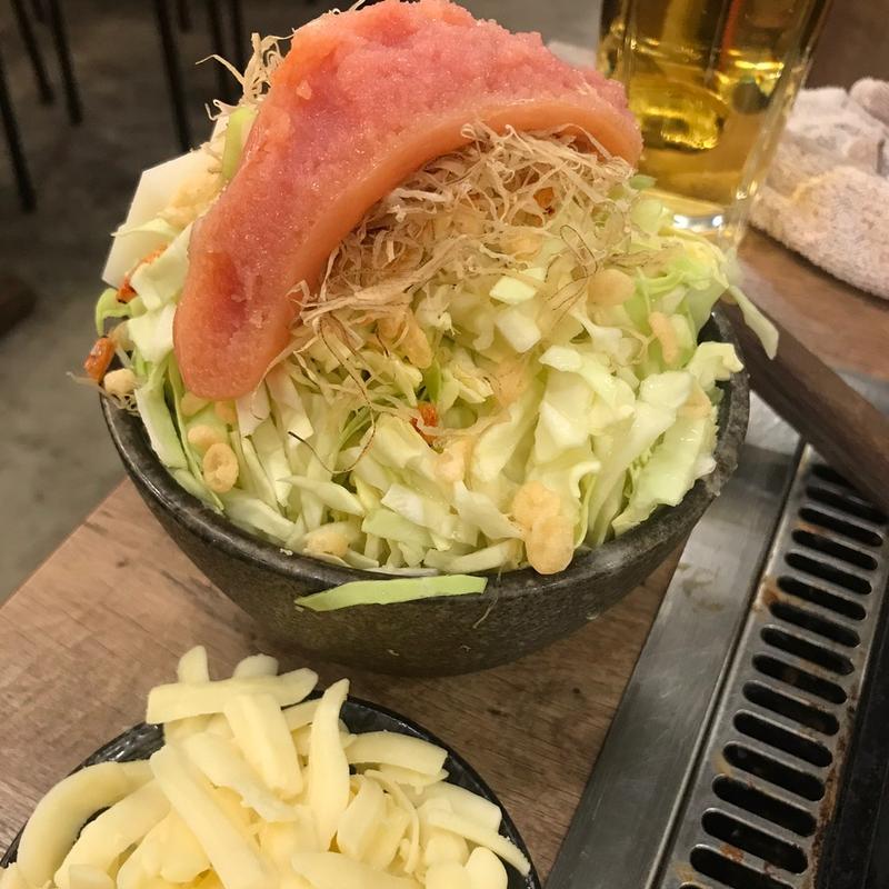 明太子もちチーズもんじゃ(浅草もんじゃ もきち)