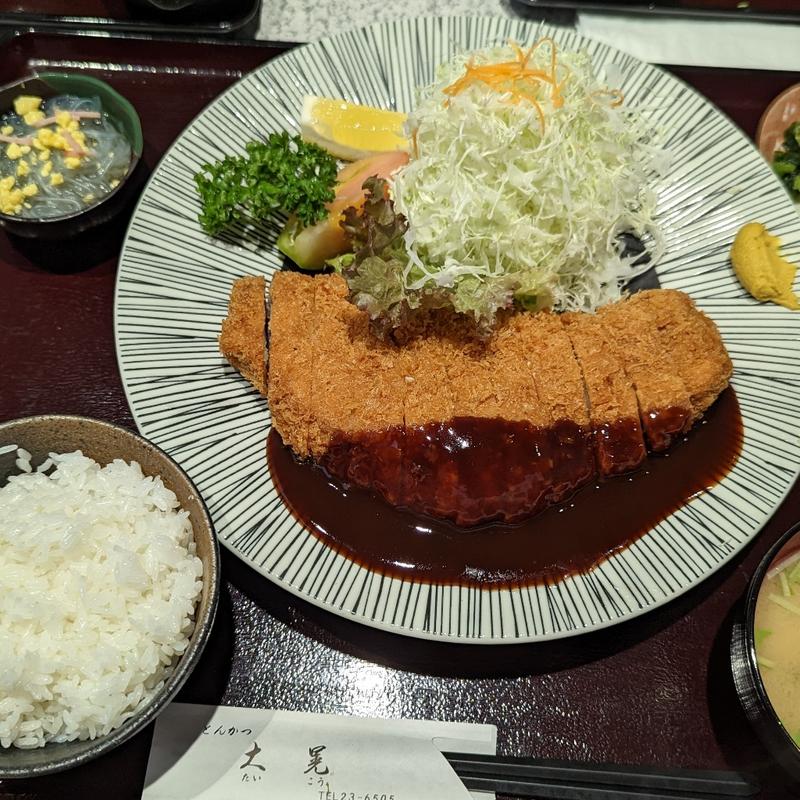 大晃ロース全体(とんかつ大晃 )