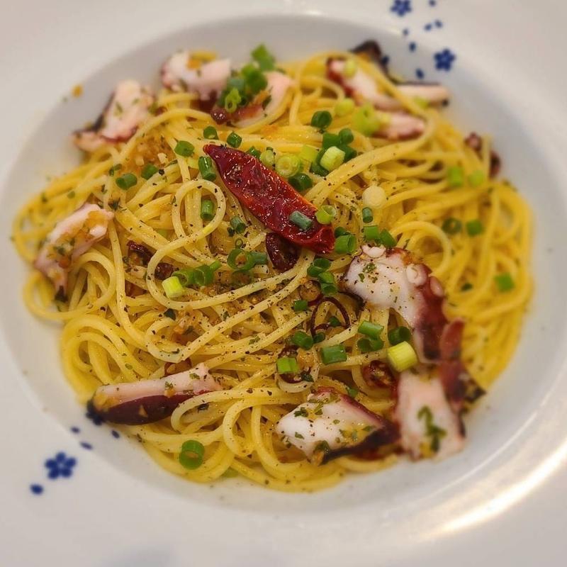 タコのペペロンチーノ(洋麺屋五右衛門 港北店)