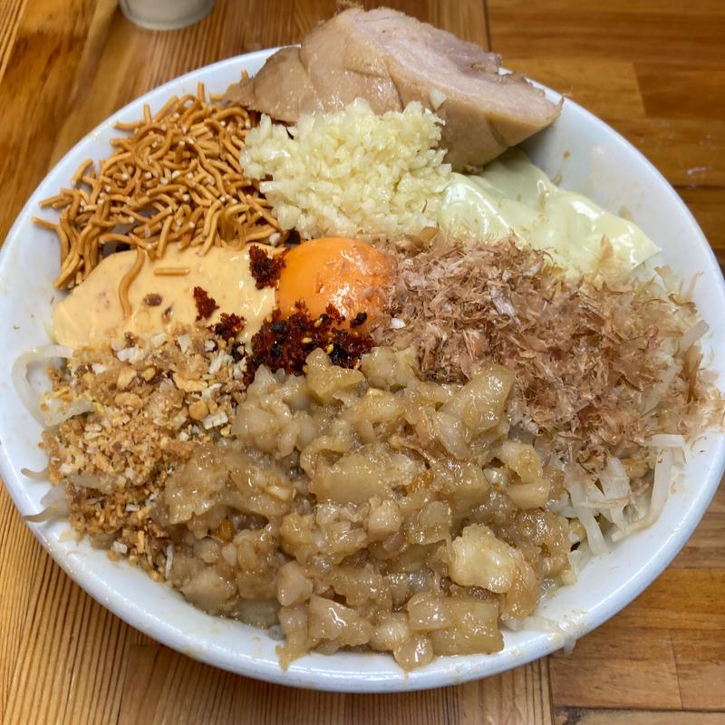 まぜそば（中）全増し(ハイマウント )