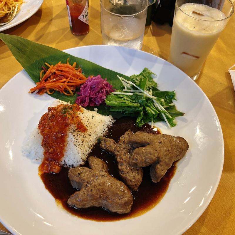 ジュラ紀 ハンバーグプレート(レストラン ムーセイオン)