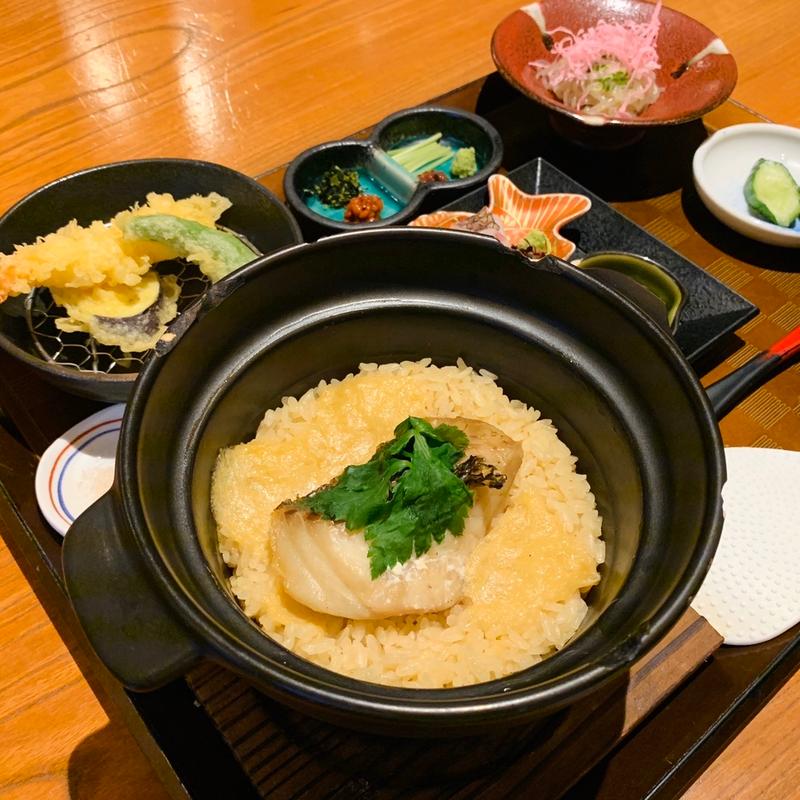 松山鯛めし膳 天然真鯛(松山鯛めし 秋嘉（あか）本店)