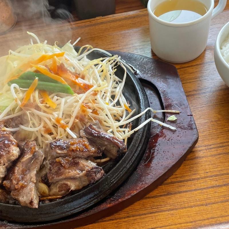 ハンバーグ&ステーキセット（デミグラスソース）(ばーぐマン )