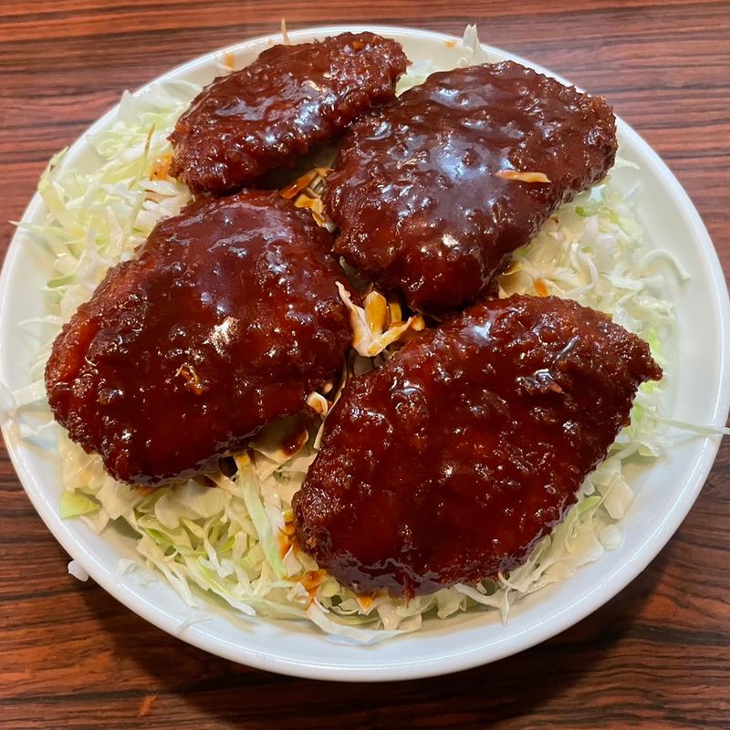 会津ソースカツ丼（ヒレ）(キッチン フライパン)