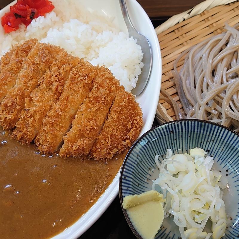 カツカレーセット(そば切り うちば)