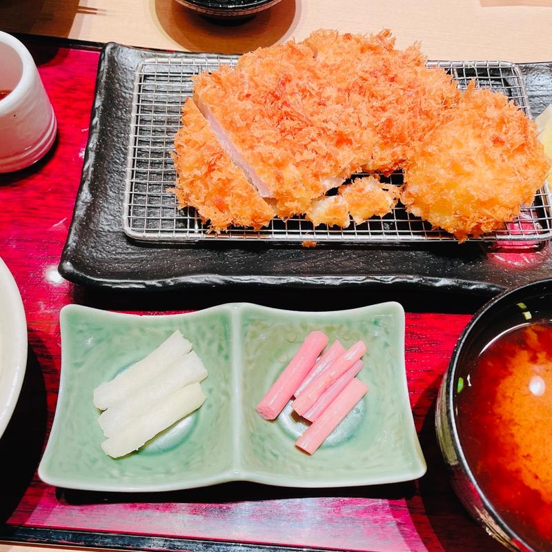 ホタテフライ・ロースかつ御膳(とんかつ新宿さぼてん 聖蹟桜ヶ丘京王店)