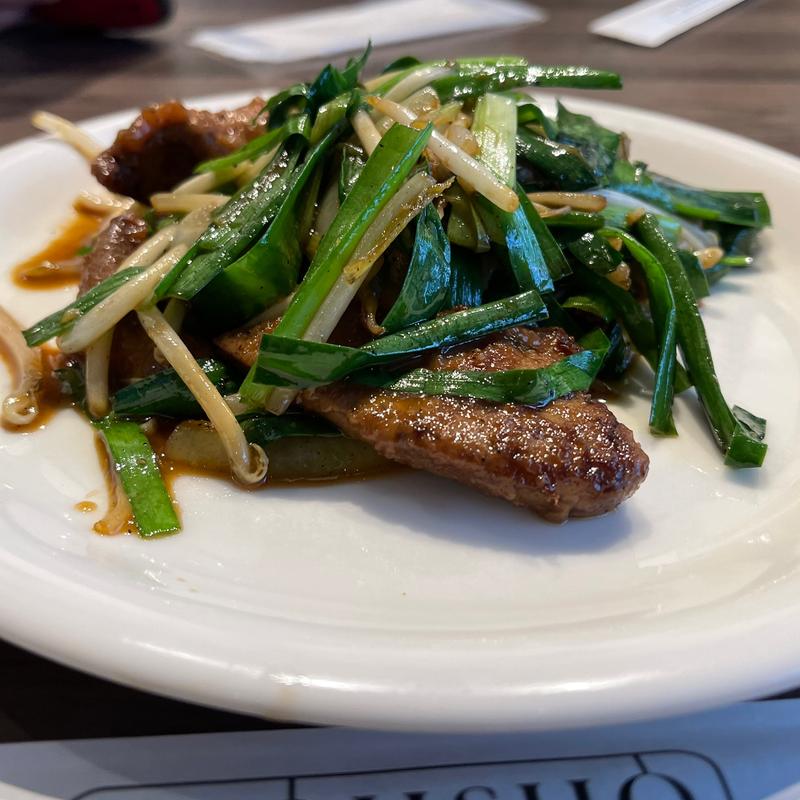 厚切りレバニラ炒め(GINYA OHSHO 有楽町国際フォーラム口店)