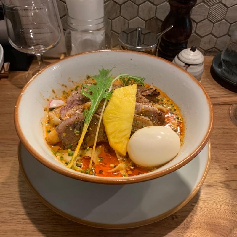 冷やし仔羊坦々麺(海老丸らーめん)