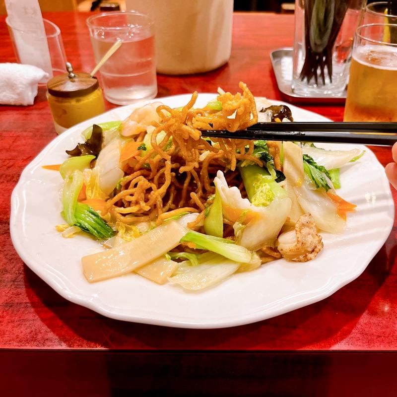 海鮮あんかけ焼きそば(中華料理 家宴 )