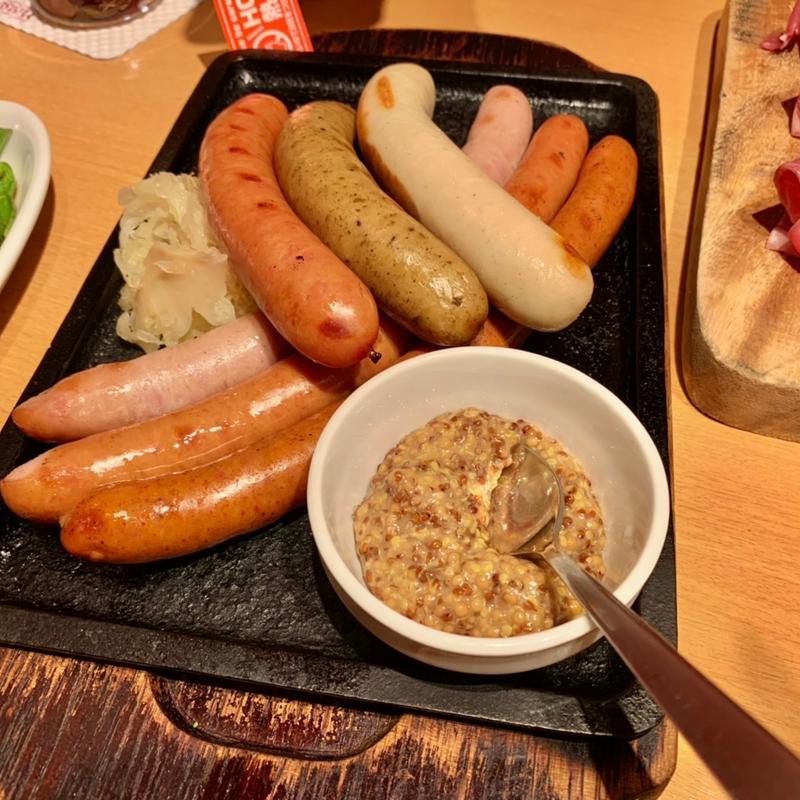 選べるソーセージ6種盛合せ(エビスバー 京都ヨドバシ店 （YEBISU BAR）)