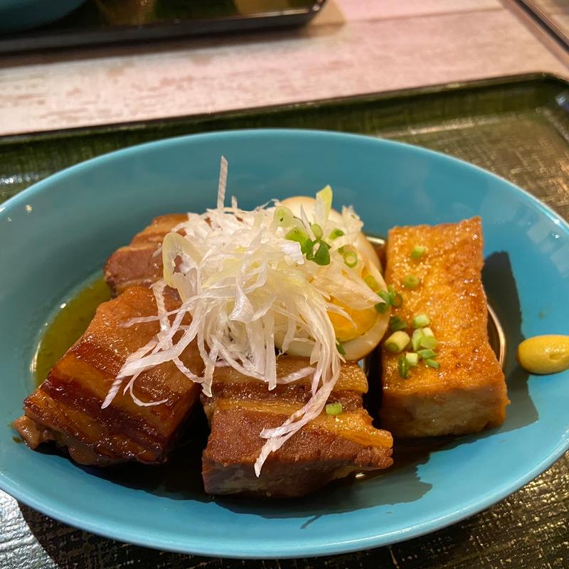 ラフテー沖縄御膳定食(沖縄クラフトビール＆琉球バル ガチマヤ（神保町駅）)