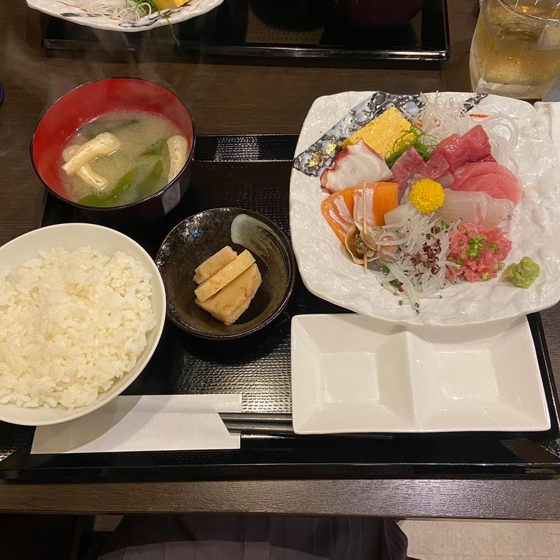 刺身定食(ひし谷)