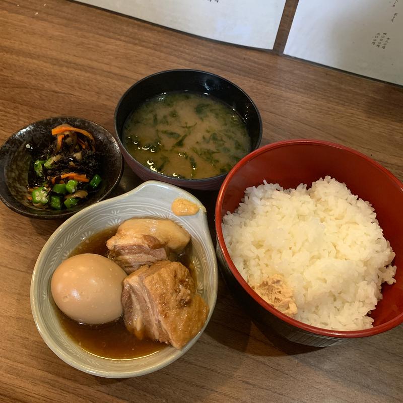 角煮定食(おむすびさが )