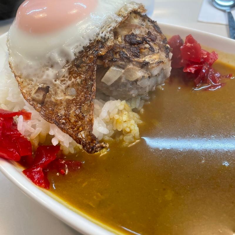 バーグカレー+玉子(とんきん )