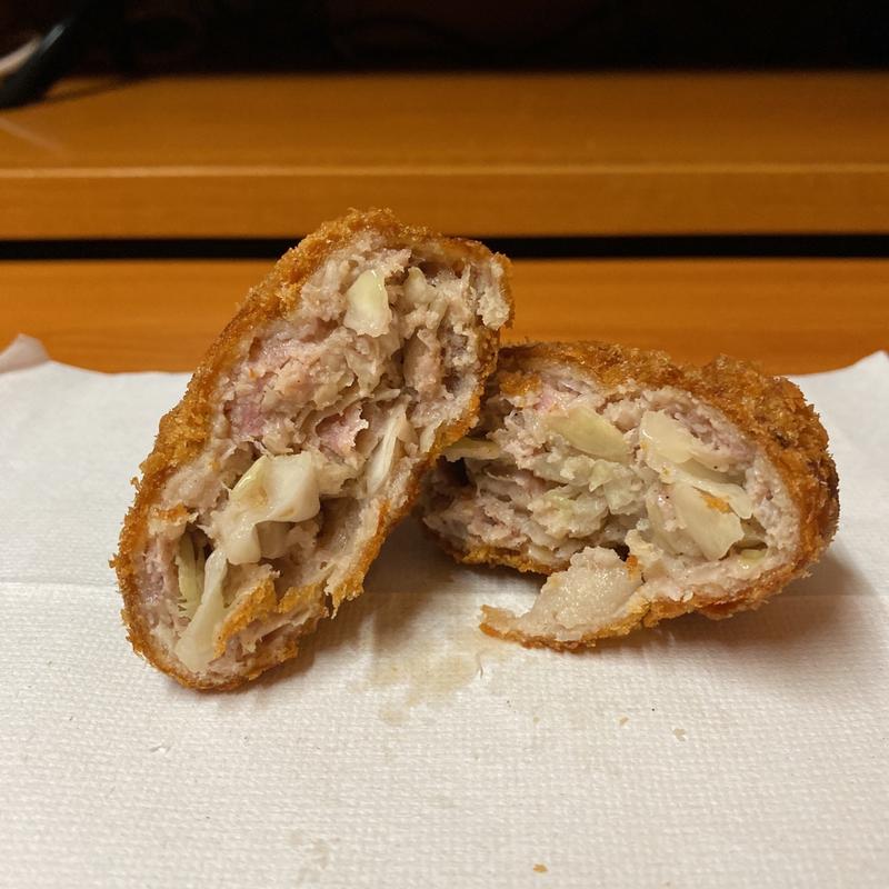 自家製キャベツメンチカツ(デリカキッチン 笹島店)