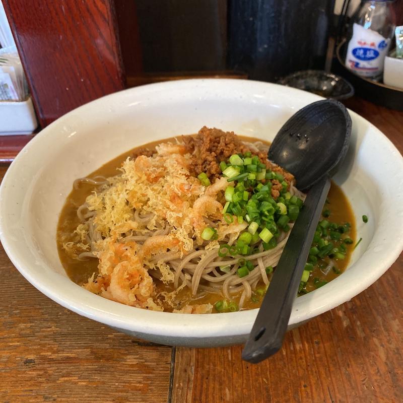 冷やしカレーそば(そば処 鐘庵 津藤方店 )