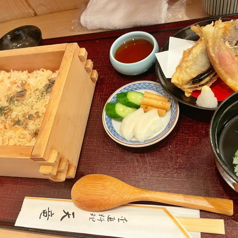 鮎飯セイロセット(割烹天竜 )