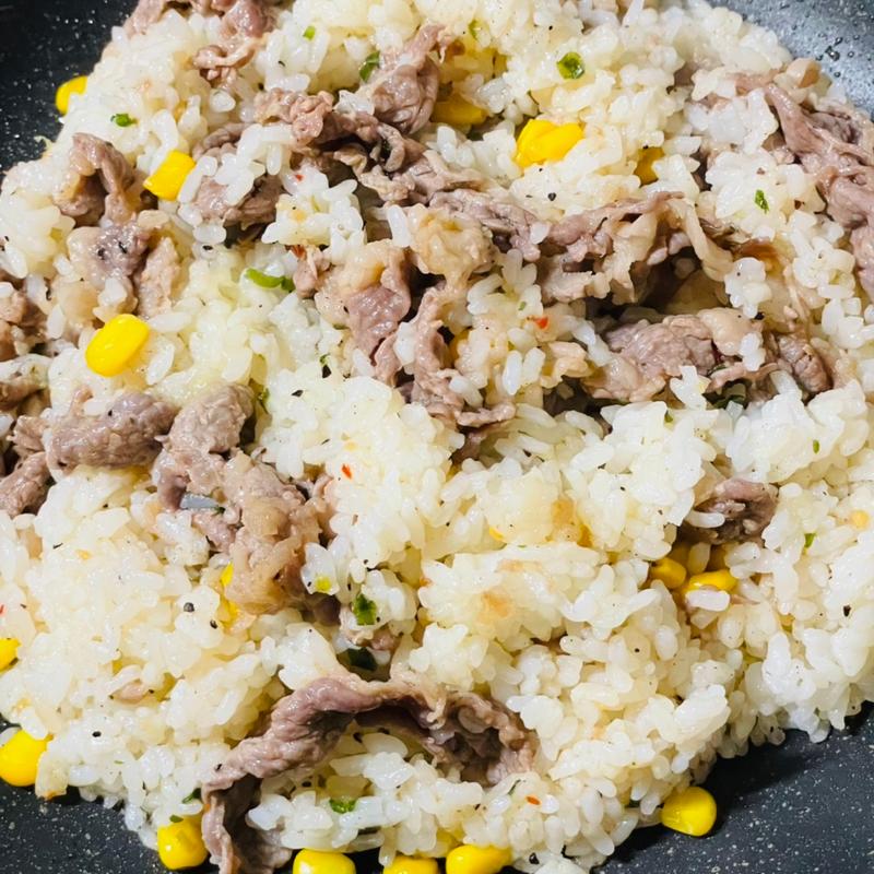 ガーリックペッパーライス(自宅)